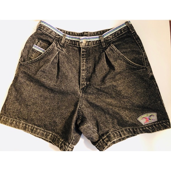Vintage Pants - Vtg 80’s O’Neill Acid Wash High Waisted Jean Short